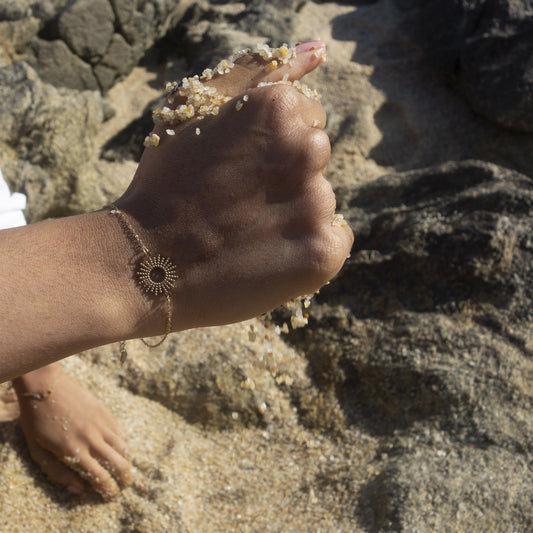 Bracelet motif soleil
