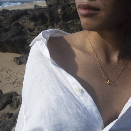 Collier motif noeud