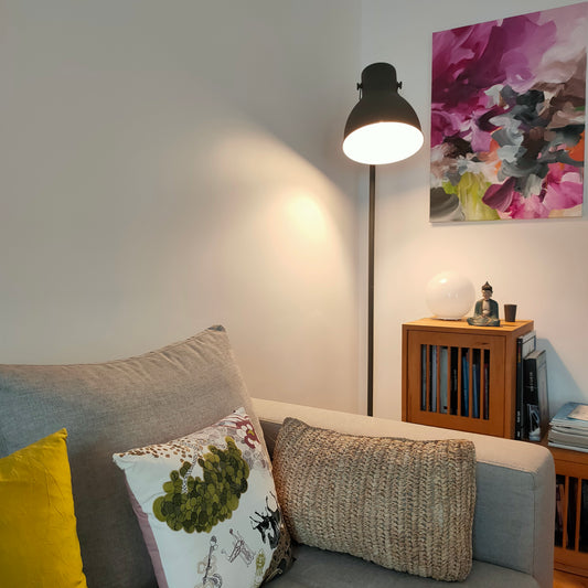 Coussin rectangle en sisal