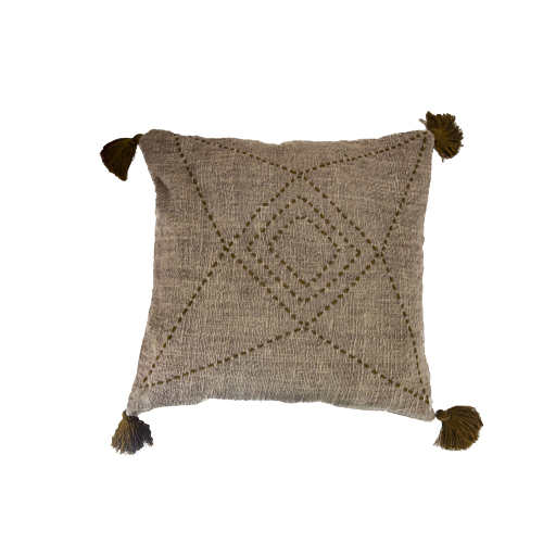 Housse de coussin motif étoile