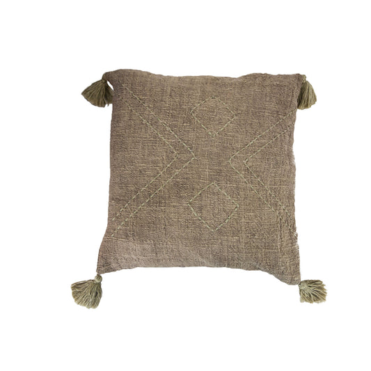 Housse de coussin motif losange