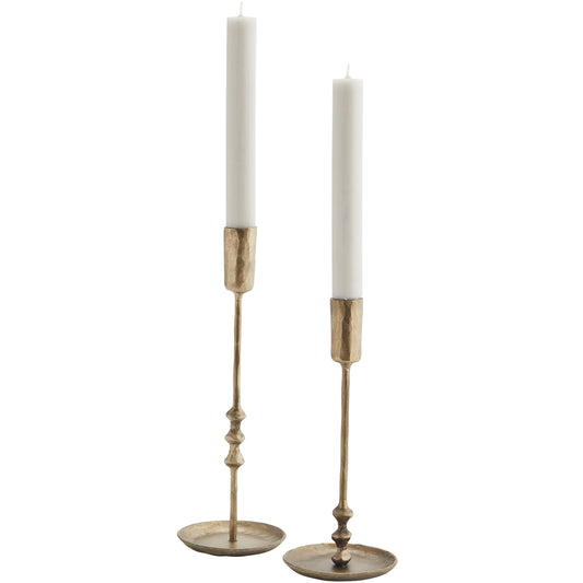 Lot de 2 Bougeoirs en laiton