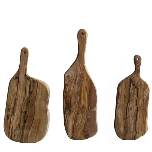 Planche en bois d'olivier