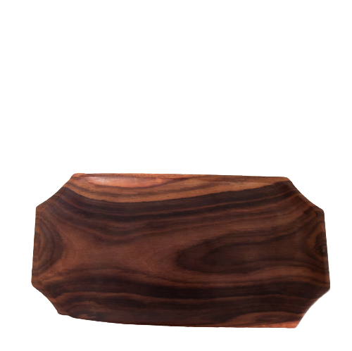 Plateau en bois de rose