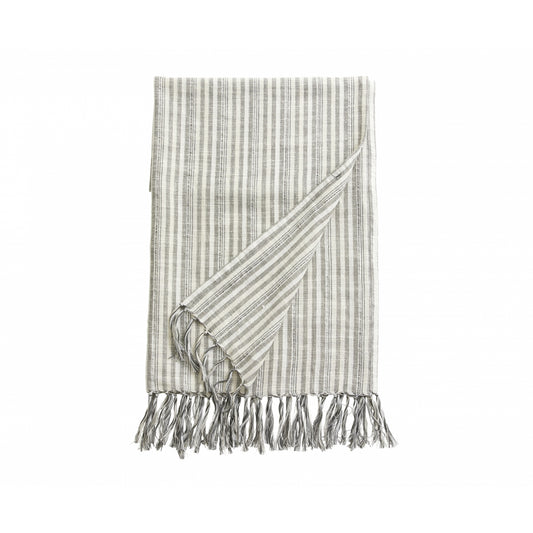Serviette à rayures en coton