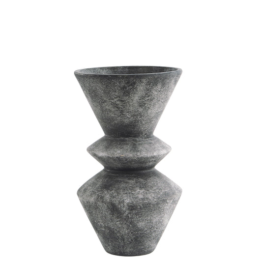 Vase gris en terre cuite