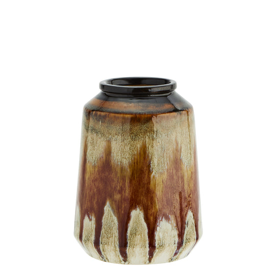 Vase tricolore en céramique