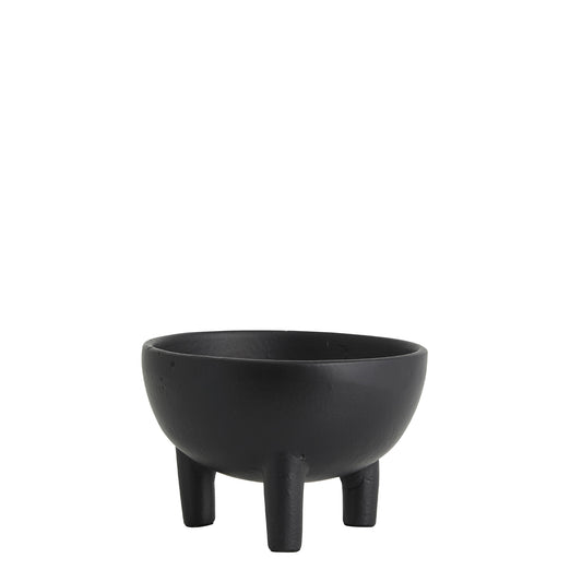 Vide poche noir en aluminium